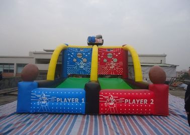 Campo di calcio gonfiabile su misura PVC, giochi divertenti della fucilazione di pallacanestro