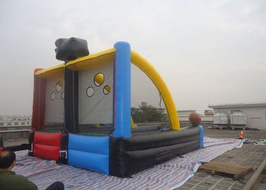 Campo di calcio gonfiabile su misura PVC, giochi divertenti della fucilazione di pallacanestro