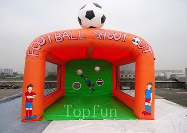 Pallacanestro gonfiabile su misura della tela cerata del PVC del campo di calcio per divertimento