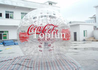 Palla gonfiabile TPU/del PVC Zorb, calcio gonfiabile della bolla di logo di pubblicità di tocco