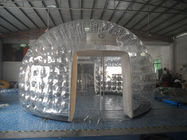 Tenda trasparente gonfiabile all'aperto della bolla, tenda fatta a mano della cupola del PVC chiara
