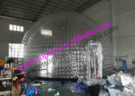 cupola ermetica della chiara della bolla del PVC di 12m della tenda prova gonfiabile dell'acqua