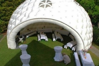 Tenda gonfiabile bianca su misura di evento della cupola della bolla per il partito