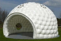 Tenda gonfiabile bianca su misura di evento della cupola della bolla per il partito