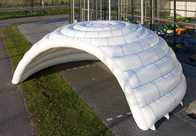 Tenda gonfiabile bianca gigante di evento della struttura della cupola per l'annuncio pubblicitario