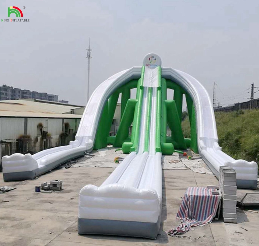 Super Triple Slide Slide d'acqua gonfiabile Parco acquatico per bambini all'aperto Slide d'acqua commerciale