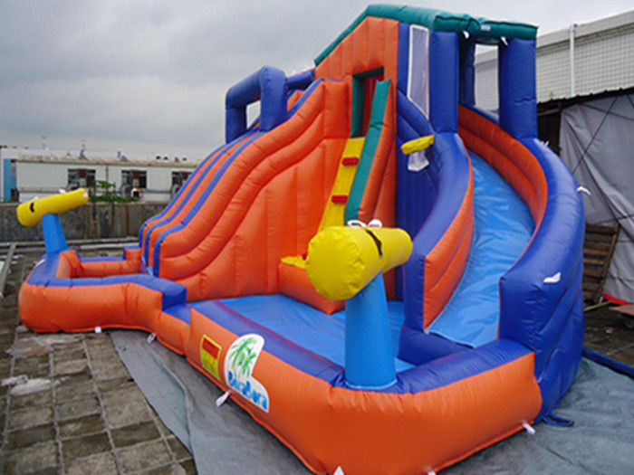 Parco gonfiabile dell'acqua del certificato del CE con la tela cerata del PVC dello scorrevole per i giochi dell'acqua dei bambini
