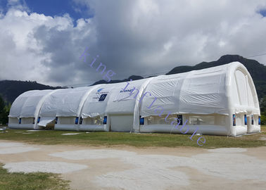 Tenda gonfiabile bianca di evento del PVC da 40 x 10 x 6 m. con resistenza del forte vento